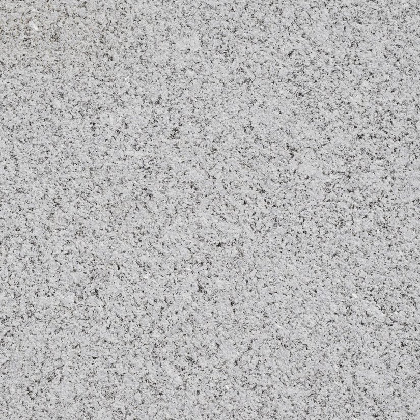 Gris Tragal Granit - Bodenplatten - Oberfläche kugelgestrahlt 
Kanten gesägt