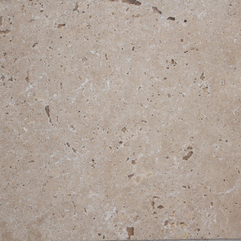 Travertin Classico  Kalkstein - Bodenplatten - Oberfläche geschliffen und getrommelt 
Kanten gesägt und getrommelt