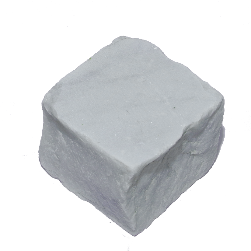 Carrara Marmor - Pflastersteine - Oberfläche gesägt, Kanten gespalten / z.T. gesägt
in Kisten / Big Bags verpackt