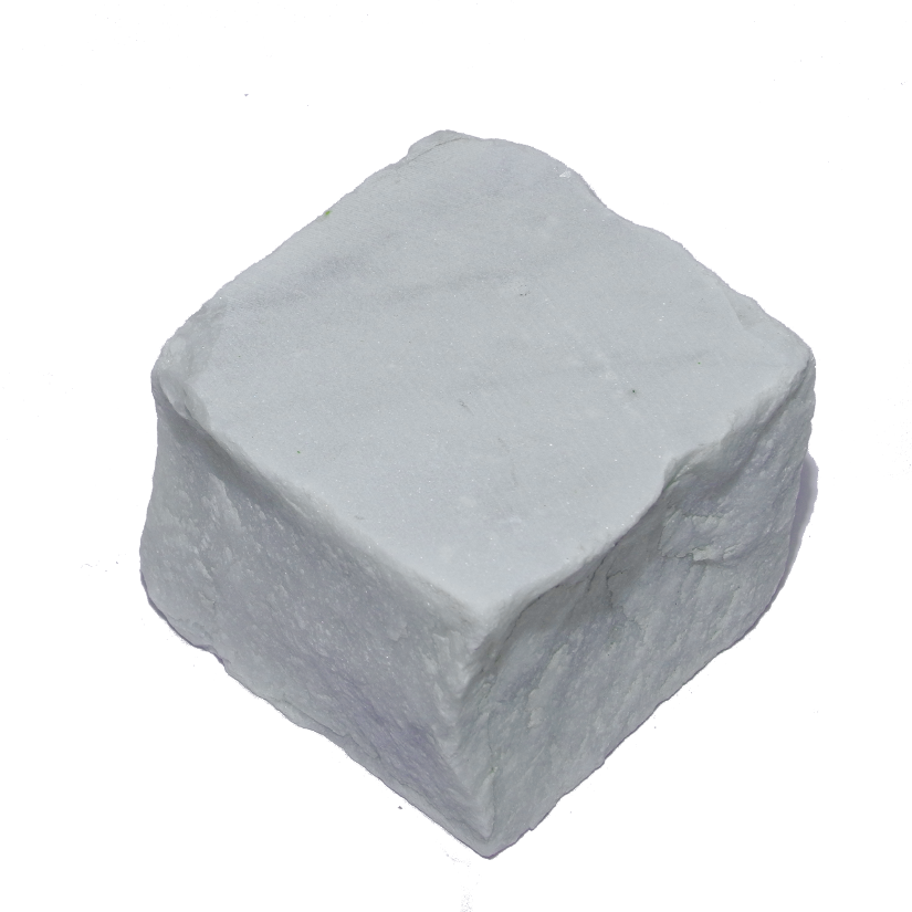 Carrara Marmor - Pflastersteine - Oberfläche gesägt, Kanten gespalten / z.T. gesägt
in Kisten / Big Bags verpackt