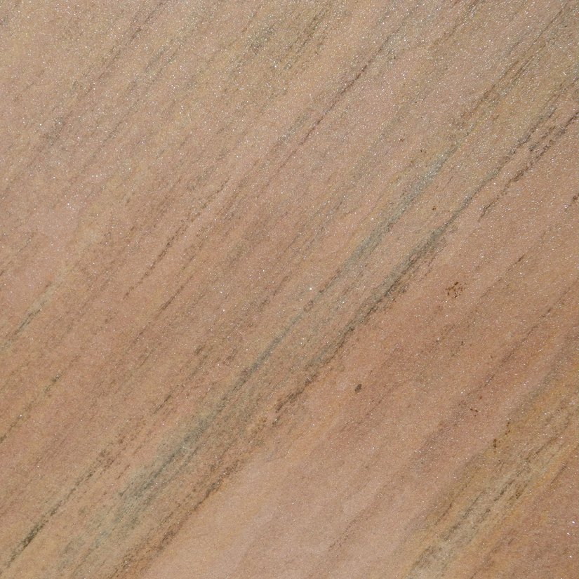 Rosa Oriente Quarzit - Bodenplatten - Oberfläche bruchroh